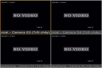 Camera hiển thị no video và cách khắc phục