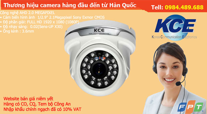 giá camera kce KCE-SPTIA6024