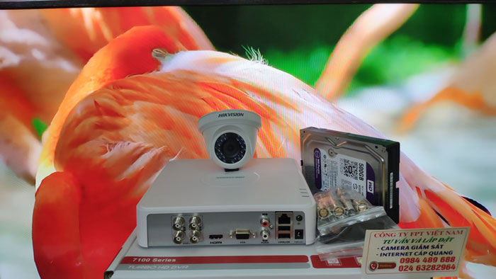 Trọn bộ camera hikvision 1MP HD 720P giá rẻ