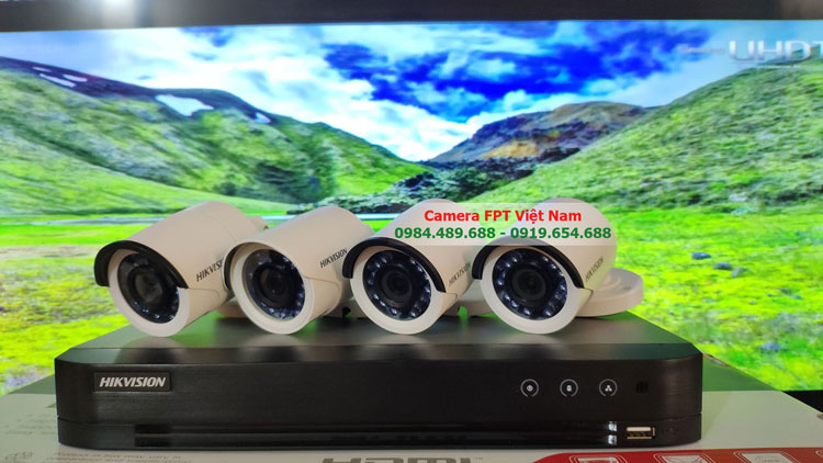 Trọn bộ camera Hikvision 2.0MP Full 1080P siêu nét